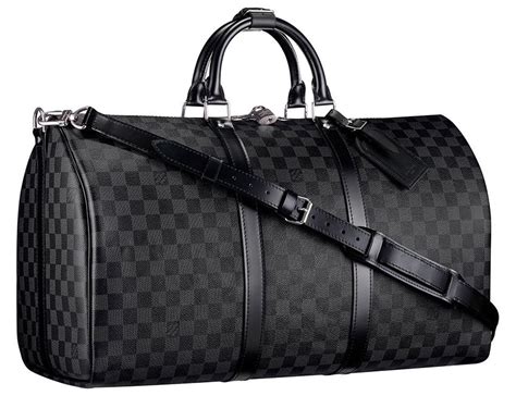 black lv duffle bag